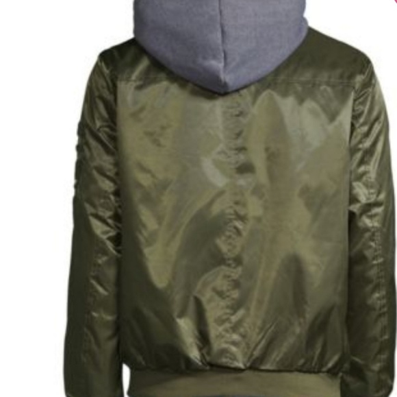 Members Only Flight Satin Twill Hooded Jacket - Picture 2 of 5